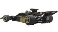 Lotus 72E 1973 Emerson Fittipaldi #1 1/18 Model Car with Driver Figure by Autoart