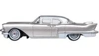 1957 Cadillac Eldorado Brougham 1/87 Scale Diecast Model - Sandalwood Beige Metallic by Oxford Diecast