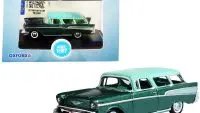 1957 Chevrolet Nomad Highland Green 1/87 Scale Diecast Model by Oxford Diecast