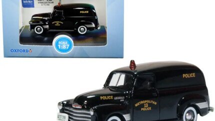 1950 Chevrolet Panel Van 'Metropolitan 13 Police' 1/87 Scale Diecast Model by Oxford Diecast