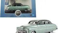 1949 Mercury Coupe Metallic Green 1/87 Scale Diecast Model by Oxford Diecast