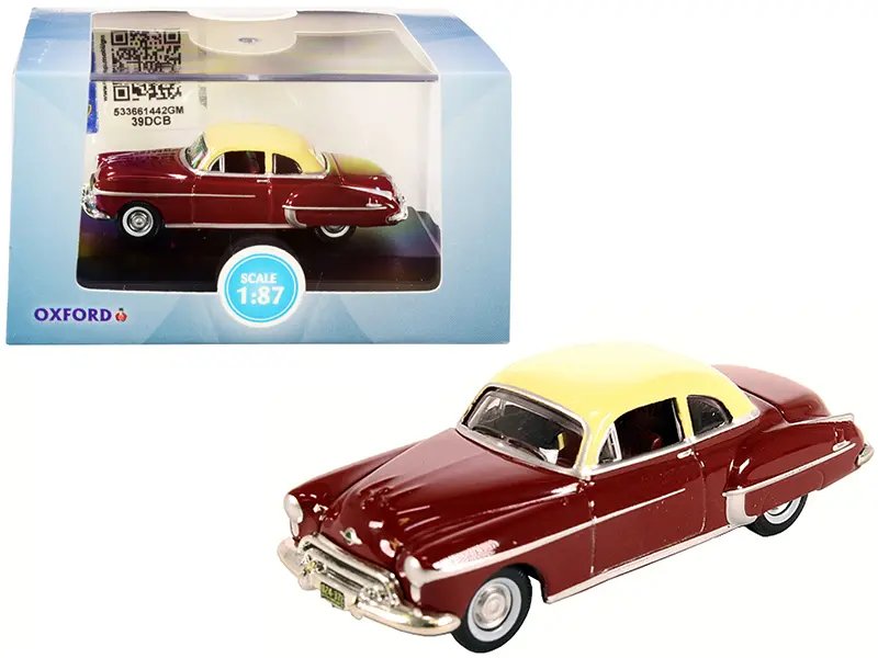 Vintage 1950 Oldsmobile Rocket 88 Coupe Diecast Model 1/87 Scale by Oxford Diecast