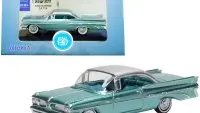 1959 Pontiac Bonneville Coupe Seaspray Green 1/87 Scale Diecast Model by Oxford Diecast