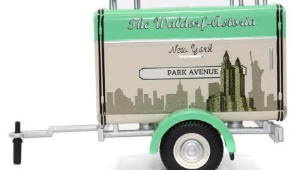Vintage Travel Trailer Diecast Model - Waldorf-Astoria Luggage Service 1/24 by Motor City Classics