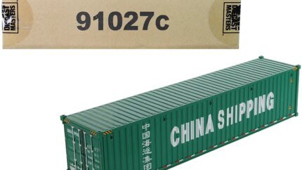 Diecast Masters 1/50 China Shipping Green 40' Dry Goods Container Model - Transport Series