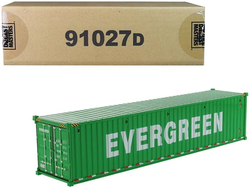 Diecast Masters 1/50 EverGreen 40′ Dry Goods Sea Container Model – Transport Series