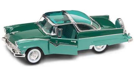 1955 Ford Fairlane Crown Victoria Green 1/18 Diecast Model by Road Signature