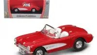 1957 Chevrolet Corvette Convertible Red 1/43 Diecast Model by Road Signature