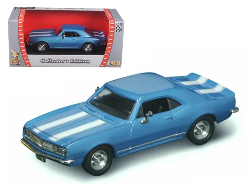 Diecast Model Cars wholesale toys dropshipper drop shipping 1967 Chevrolet Camaro Z-28 Blue 1/43 Road Signature 94216 drop shipping wholesale drop ship drop shipper dropship dropshipping toys dropshipper diecast drop shipper dropshippers. 1967 Chevrolet Camaro Z-28 Blue 1/43 Diecast Model Car by Road Signature - Collectible Classic