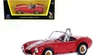 1964 Shelby Cobra 427 S/C Red 1/43 Diecast Model Car by Road Signature - Collector's Edition