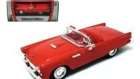 1955 Ford Thunderbird Convertible Red 1/43 Diecast Model Car by Road Signature - Classic Collectible
