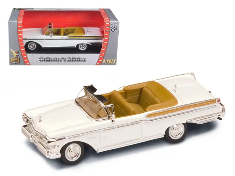 Diecast Model Cars wholesale toys dropshipper drop shipping 1957 Mercury Turnpike Cruiser White 1/43 Road Signature 94253 drop shipping wholesale drop ship drop shipper dropship dropshipping toys dropshipper diecast drop shipper dropshippers. 1957 Mercury Turnpike Cruiser White 1/43 Diecast Model Car by Road Signature - Collectible Classic