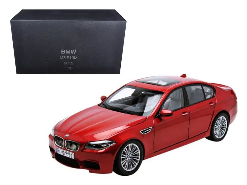 2012 BMW M5 F10M Sakhir Orange 1/18 Diecast Model by Paragon Models