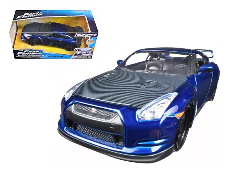 Diecast Model Cars wholesale toys dropshipper drop shipping Brian's 2009 Nissan GTR R35 Blue "Fast & Furious 7" Movie 1/24 Jada 97036 drop shipping wholesale drop ship drop shipper dropship dropshipping toys dropshipper diecast drop shipper dropshipp Buy Brian's 2009 Blue Nissan GTR R35: Fast & Furious Performance