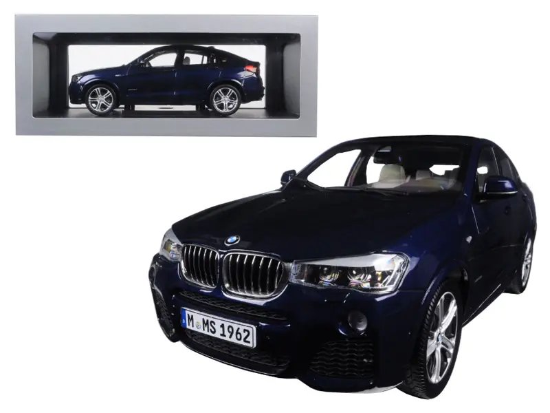 Stunning BMW X4 F26 Imperial Blue 1/18 Diecast Model by Paragon – Perfect Collectible!