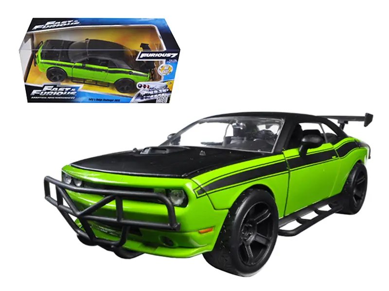 Diecast Model Cars wholesale toys dropshipper drop shipping Letty's Dodge Challenger Off Road Green "Fast & Furious" Movie 1/24 Jada 97131 drop shipping wholesale drop ship drop shipper dropship dropshipping toys dropshipper diecast drop shipper drop Letty’s Off-Road Dodge Challenger SRT8 in Green & Black - Fast Performance