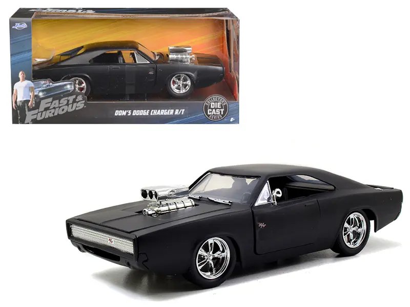 Diecast Model Cars wholesale toys dropshipper drop shipping Dom's 1970 Dodge Charger R/T Matt Black Fast & Furious 7 Movie 1/24 Jada 97174 drop shipping wholesale drop ship drop shipper dropship dropshipping toys dropshipper diecast drop shipper drop Buy Dom's 1970 Dodge Charger R/T Matt Black - Iconic Fast & Furious Muscle Car