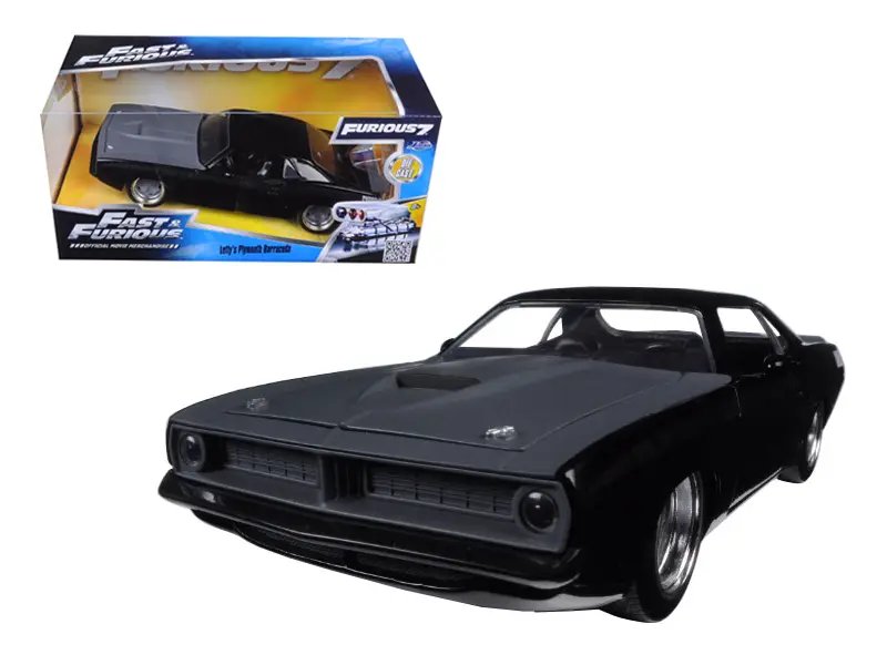 Diecast Model Cars wholesale toys dropshipper drop shipping Letty's Plymouth Barracuda Matt Black "Fast & Furious 7" Movie 1/24 Jada 97195 drop shipping wholesale drop ship drop shipper dropship dropshipping toys dropshipper diecast drop shipper drop Rev Up with Letty’s Matt Black Plymouth Barracuda: Fast & Furious Style