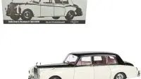 1965 Rolls Royce Phantom V Diecast Model 1/18 - Duotone Ivory & Black by Paragon Models