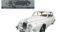 1967 Daimler V8-250 English White LHD 1/18 Diecast Model by Paragon