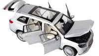2020 Mercedes-Maybach GLS 600 Silver Metallic 1/18 Diecast Model Car with Sun Roof by Paragon Models