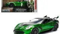 2016 Chevrolet Corvette Crosshairs Green 1/24 Diecast Model Car from Transformers by Jada Metals
