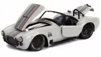1965 Shelby Cobra 427 S/C Grey 1/24 Diecast Model Car by Jada - Collector's Dream
