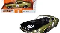 1967 Ford Shelby GT-500 Diecast Model - Gold & Black 1/24 by Jada