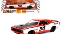 1973 Plymouth Barracuda #54 1/24 Diecast Model Car by Jada - Collectible Classic