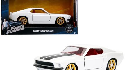 Stunning White Ford Mustang with Black Stripes & Red Interior - Fast Performance Car