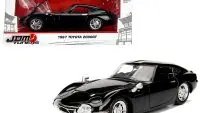 1967 Toyota 2000GT Coupe Black JDM Tuners 1/24 Diecast Model by Jada
