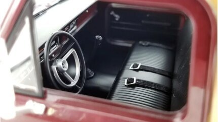 1970 Ford F-350 Ramp Truck Tasca Ford Burgundy & Gold 1/18 Diecast Model - Limited Edition of 500 by ACME