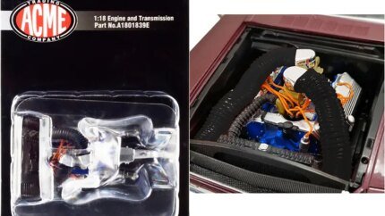 1965 Ford Mustang A/FX Bill Lawton Tasca Ford 1/18 Replica: ACME's 427 SOHC Drag Engine & Transmission Model