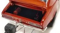 Limited Edition 1968 Pontiac Firebird Orange Metallic 1/18 Diecast by ACME - Drag Outlaws Series