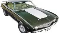 Limited Edition 1969 Chevrolet Copo Camaro Diecast Model - Dark Green Metallic, Built by Dick Harrell