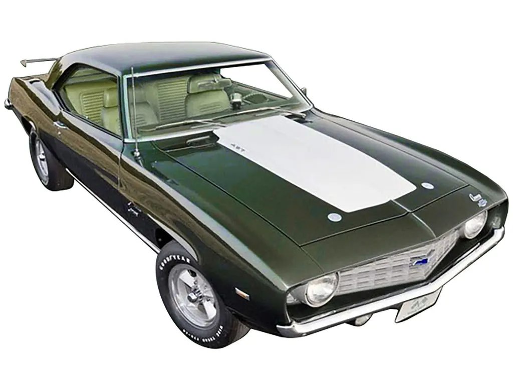 Limited Edition 1969 Chevrolet Copo Camaro Diecast Model – Dark Green Metallic, Built by Dick Harrell