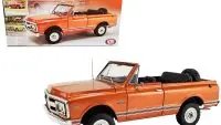 Limited Edition 1971 GMC Jimmy Orange Metallic Diecast Model 1/18 by ACME - Only 948 Worldwide