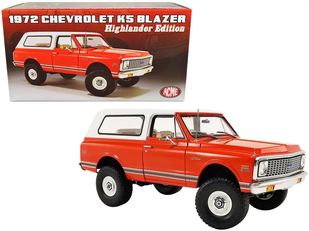 Limited Edition 1972 Chevrolet K5 Blazer Highlander 1/18 Diecast Model by ACME 3 Limited Edition 1972 Chevrolet K5 Blazer Highlander 1/18 Diecast Model by ACME - Image 3