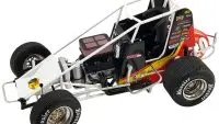 ACME 1/18 Diecast Winged Sprint Car #20 Danny Lasoski Bass Pro Shops Hall of Fame Model