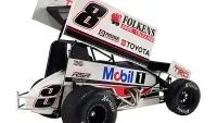 2022 Aaron Reutzel #8 Mobil 1 Winged Sprint Car 1/18 Diecast by ACME