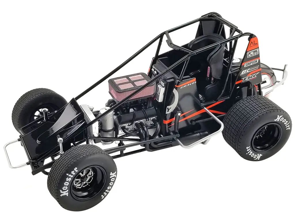 2023 David Gravel #2 Winged Sprint Car 1/18 Diecast by ACME – World of Outlaws Collectible