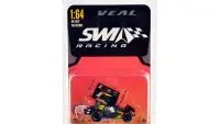 2022 Jamie Veal #1 SWI Earthworks Winged Sprint Car 1/64 Diecast by ACME