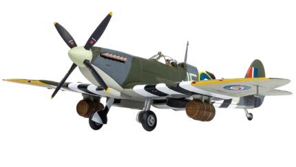 1/72 Corgi Diecast Supermarine Spitfire Mk.IX with Johnnie Johnson Figure - D-Day Normandy 1944