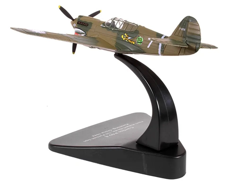 1/72 Curtiss P40 E Warhawk Diecast Model – Robert Neale, 1st Pursuit Squadron, 1944 by Oxford Aviation