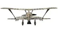 1/72 Henschel 123A Bomber: Lt. Kurt Hamann Diecast Model by Oxford Diecast