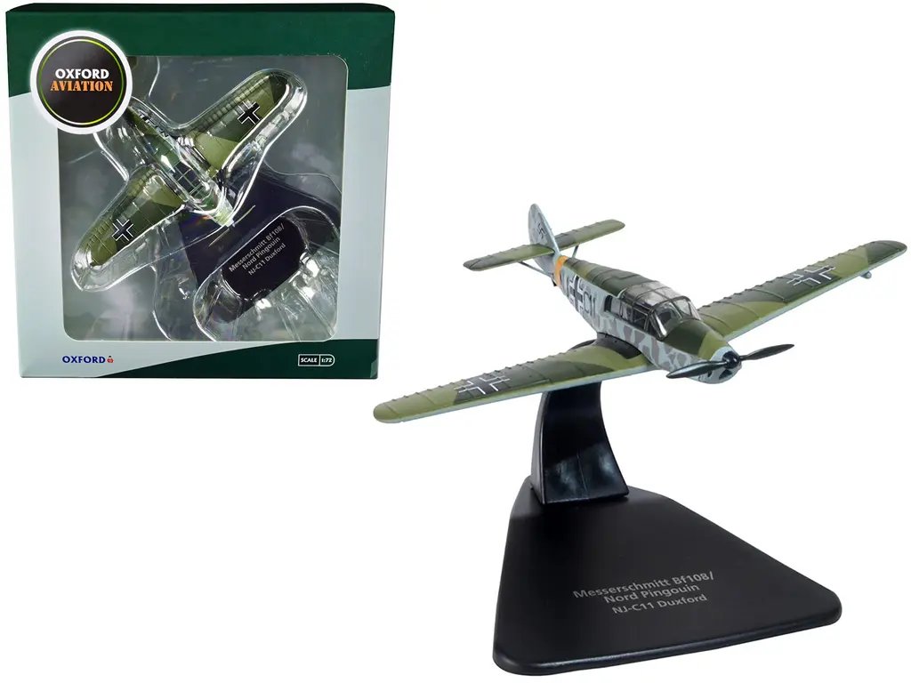 Buy Messerschmitt Bf 108/Nord Pingouin 1/72 Diecast Model – Oxford Aviation Series