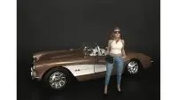 Elegant 'Ladies Night' Sara Figurine for 1/18 Scale Models by American Diorama