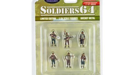 Limited Edition Soldiers 64 Diecast Military Figures Set - 1/64 Scale by American Diorama