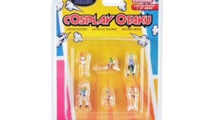 Limited Edition Cosplay Otaku 6-Piece Diecast Figure Set - 1/64 Scale by American Diorama