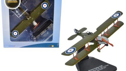 1/72 Bristol F2B Fighter Plane Diecast Model - Lt McKeever & Sgt Powell, 11 Squadron RFC by Oxford Diecast